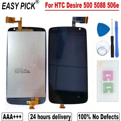 4.3" For HTC Desire 500 5088 506e LCD Display Touch Screen Digitizer Assembly For HTC Desire Z4 LCD Screen
