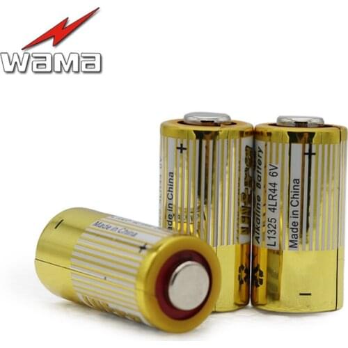 5pcs/lot Wama 4LR44 Primary Dry Batteries 476A L1325 6V Alkaline Battery Cells Car Remote Watch Toys Calculator Drop Ship