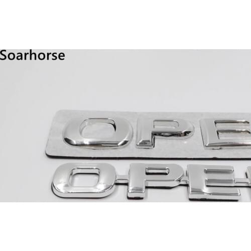 Car Styling Rear Trunk Emblem For Opel Letters Logo Decoration Sticker For Opel Astra Zafira Mokka Meriva