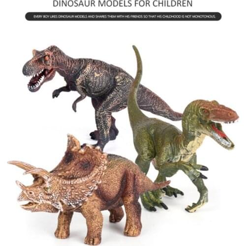 Dinosaur Toy Figure w/ Activity Play Mat & Trees Realistic Dinosaur Playset 97BE