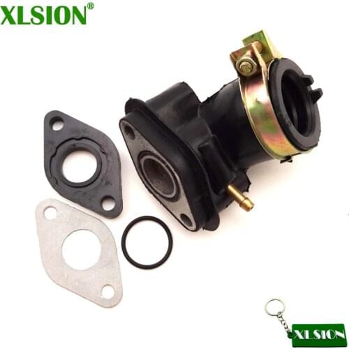 XLSION Intake Manifold Inlet Pipe Gasket Kit For GY6 50cc Engine Carburetor SUNL Baotian Znen Jmstar Chinese Moped Scooter Motor