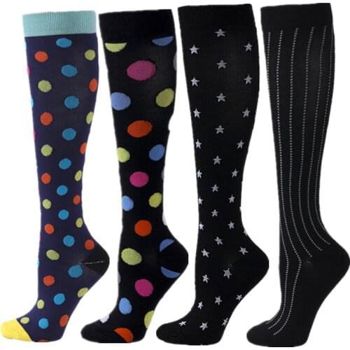 Compression Stockings Funny Nursing Socks Fit Running Flight Travel Outdoor Hiking Circulation Professional Compression Socks