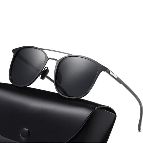 CLARAVIDA Squared Driver Sun Glasses Polarized Mirror Sunglasses Men Women Custom Made Myopia Minus Prescription Lens -1 to -6
