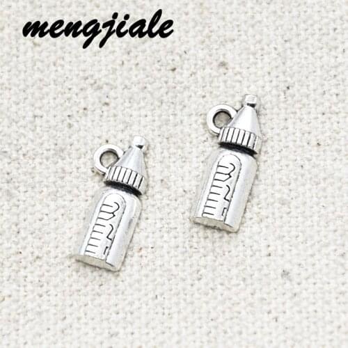 40pcs Hot Sell Metal Vintage Baby feeding bottle Charms Pendant For Jewelry Making Findings Wholesale DIY