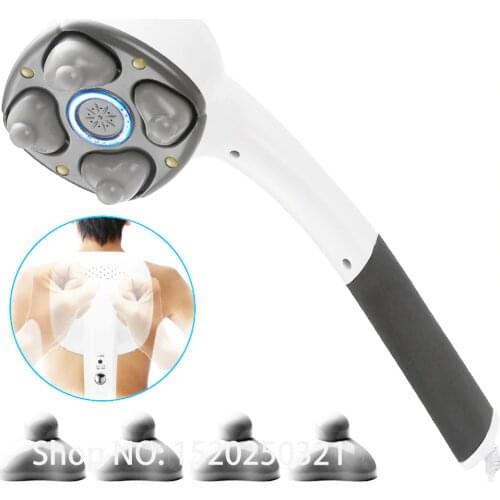 Multifunctional Body Massager Electric Cervical Massager Infrared Therapy Machine Neck Legs Body Massage Hammer Weight Machine