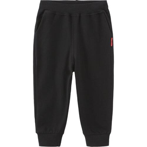 ZWF1236 New Sale Teenagers Pants Solid Cartoon Boys Girls Casual Sport Pants Jogging Enfant Garcon Kids Children Trousers