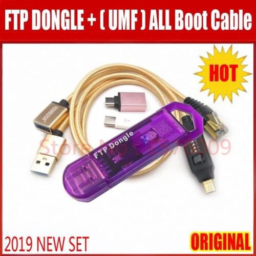 New ORIGINAL FTP DONGLE/FTP CHAVE +UMF cable (Ultimate Multi-Functional Cable) All boot cable +FTP Unlimited download