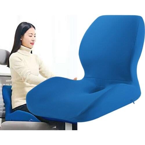 Seat Cushion For Office Chair Memory Foam Chair Cushions Slow Rebound Support Orthopedic Waist Pillow Car Seat Hip Massage Pads