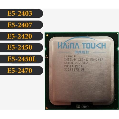 Ntel Xeon E5-2403 2407 2420 2450 2450L 2470 CPU LGA2011 LGA1356 Processor