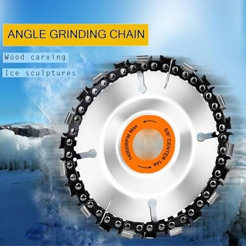 Tooth Grinding Machine Woodworking Disc Grooving Machine Chains Disc Wood Carving Cutting Disc for Angle Grinder Cutting
