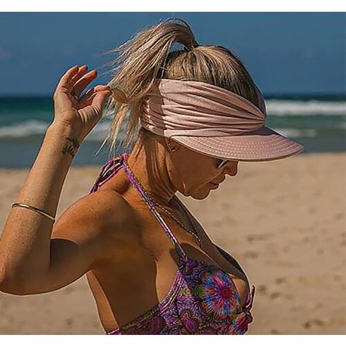 9 Colors Hollow and Breathable Sun Hat with Wide Brim Knotted and Folded Decoration Anti-Ultraviolet Summer Outdoor Sports Hat