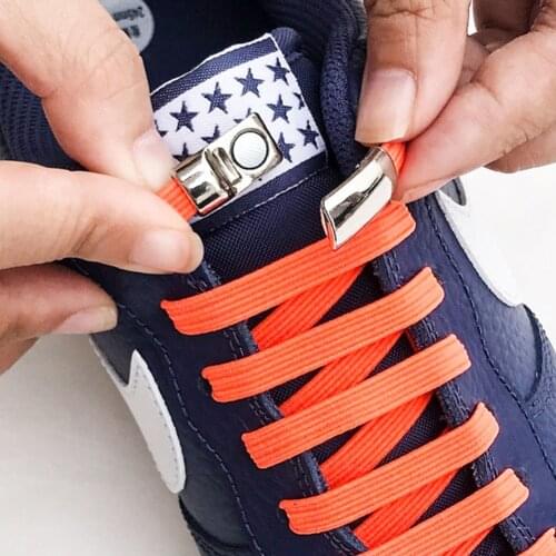 1 Pair Fashion Magnetic Shoelaces Elastic No Tie Shoe Laces Kids Adult Unisex Flat Sneakers Shoelace Quick Lazy Laces Strings