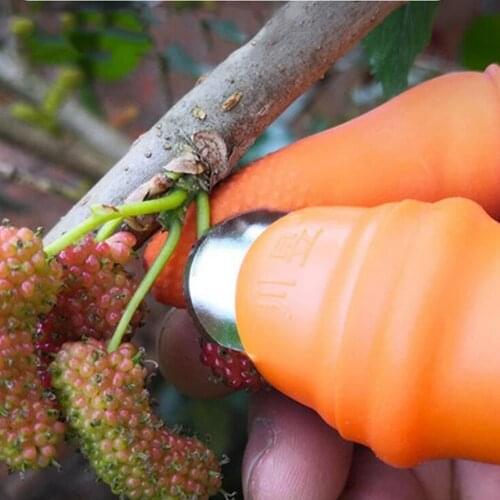 Silicone Thumb Knife Protector Set Garden Tools Picking Vegetables Pinching Grape Strawberry Picking Bean Cut Anticut Finger