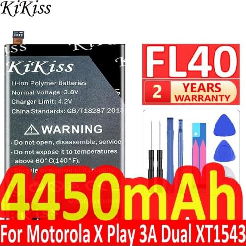 4450mAh Replacement Battery FL40 for Motorola Moto X 3A Moto X Play Dual XT1543 XT1544 XT1560 XT1561 XT1562 XT1563 XT1565
