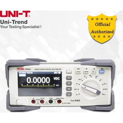 UNI-T UT804+ Benchtop Digital Multimeter High-precision auto-ranging True RMS multimeter USB communication/VFC low-pass filter
