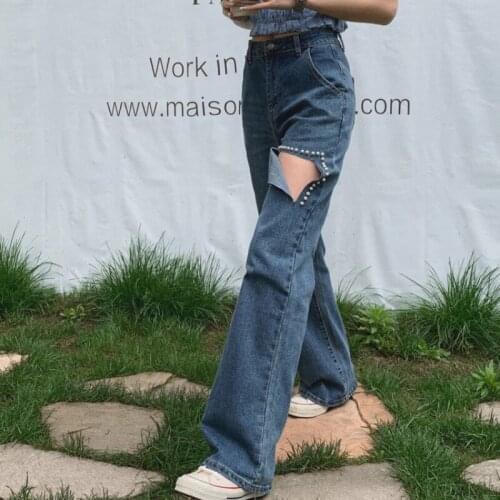 YUAZHOQI Womens High Jeans