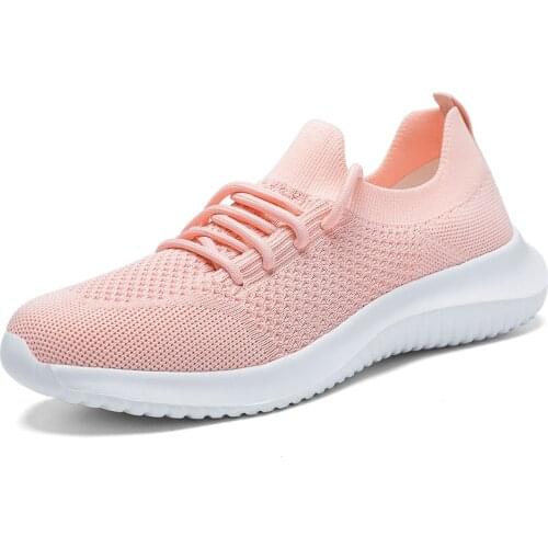 Woman Sport Shoes Outdoor Light Mesh Athletic Breathable Leisure Sneakers Ladies Walking Jogging Soft Female Running Shoes