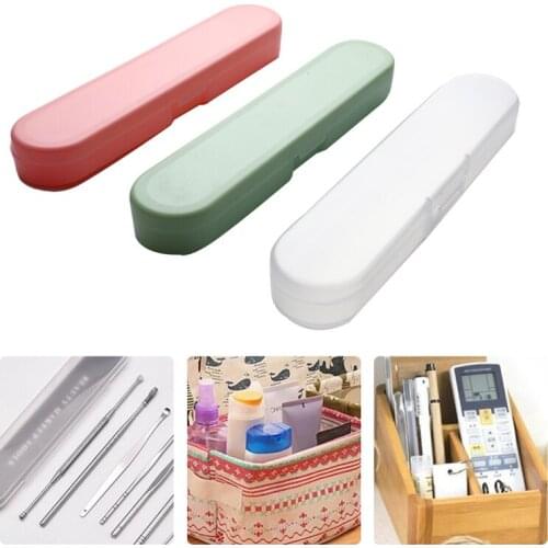 1PCS Kid School Travel Tableware Storage Box Universal Portable PP Box Food Grade Tableware Kitchen Fork Chopsticks Spoon Box