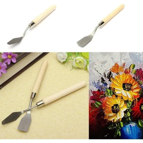 1pcs Spatula Palette for Oil Painting Knife Fine Arts Painting Tool Professional Stainless Steel Oil Paint Scraper