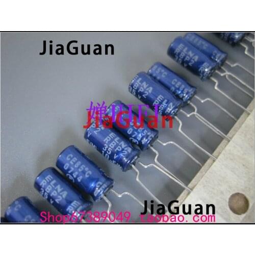 20PCS NEW ELNA RBP2 35V10UF 5X11MM blue robe 10UF 35V audio electrolytic capacitor R2B 10uF/35V BP 35v 10uf