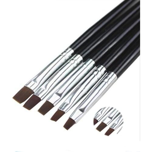 5Pcs/set Acrylic UV GEL Nail Art Design Set Liner Painting Dotting Brush Pen Builder Gel for Acrylic Nail Decoration Tools