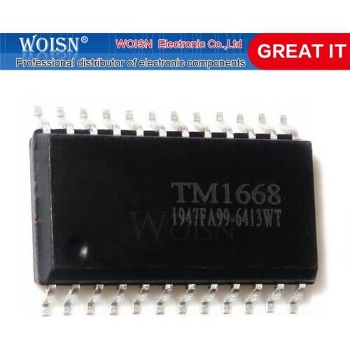 5pcs/lot TM1668 SOP-24 New original IC In Stock