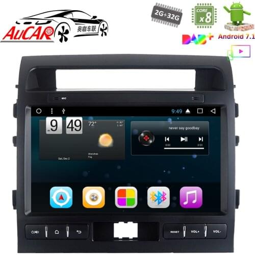 Android 8 10.1" GPS Navigation system for Toyota Land Cruiser 2007 - 2015 Car DVD Player AUX Bluetooth GPS Radio WIFI 4G Stereo