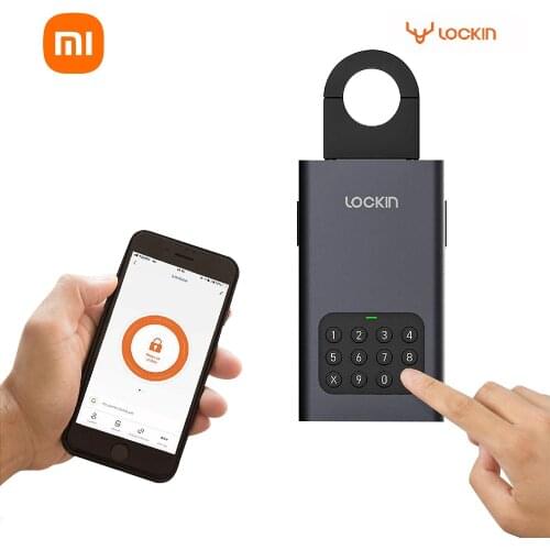 Xiaomi Lockin Smart Key Storage Lock Box BT Wireless Password Key Safe Alloy BOX IPX5 Waterproof For tuya APP Remote Control
