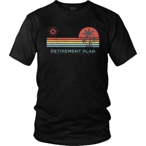 Cardano Ada T Shirt Men Cotton Print T-shirts Funny Tshirt Short Sleeve Crypto Blockchain Digital Currency Tees Tops Clothing