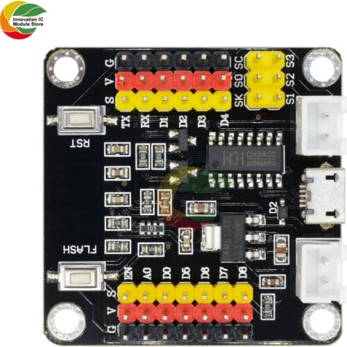 ESP8266 ESP-12 ESP12 ESP-12E CH340 CH340G Wireless Wifi Development Board MCU UART SPI Antenna for Arduino NodeMCU Micro USB