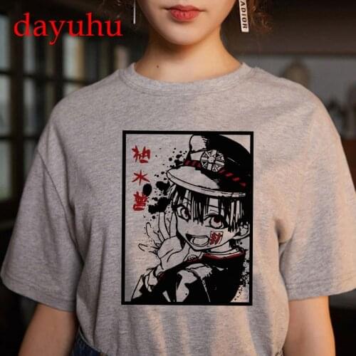 Manga Hanako Kun T Shirt Women Japanese Anime Summer Tops Toilet Bound Funny Cartoon TShirt Harajuku Unisex T-shirt Female New