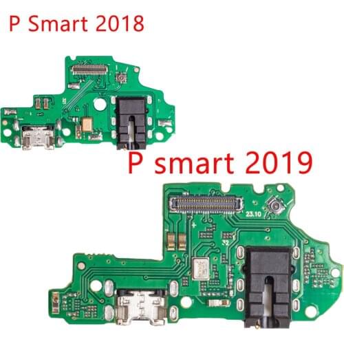 Charging Port Connector Board Parts Flex Cable With Microphone Mic For HuaWei Psmart Plus 2018 2019