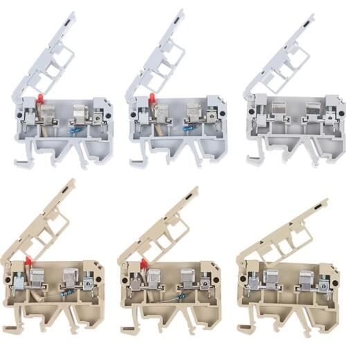 JASK1EN With Fuse Equivalent To Screw Fuse Terminal Block For Din Rail Connector 1pc High Quality