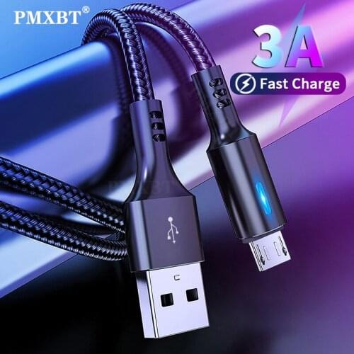 Micro USB Type C Cable 0.25M/1.2M/2M Fast Charging Data Sync Cable For Samsung Galaxy S20 S10 S9 S8 S7 S6 A71 A51 A3 A5 A7 A8 A9
