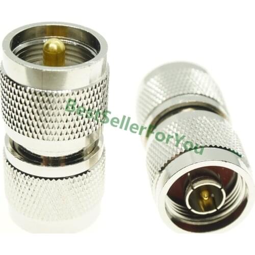 UHF Male to N Type Male Straight n to PL259 Plug RF Coaxial Adapter RF Connector