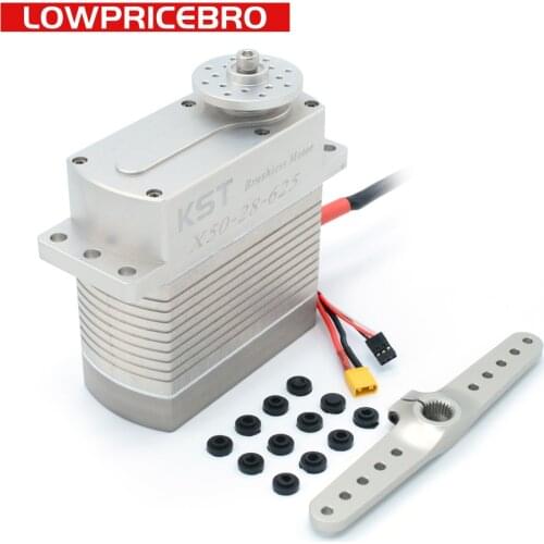KST X50-28-625 High Torque 28V 625kg 0.3sec Brushless Ultra Giant Servo Motor for Drone UAV Robot Arm Helicopter Airplane