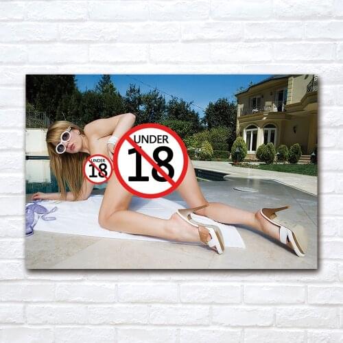 Sexy Girl Hot Body Fashion Poster and Print Canvas Painting For Living Room Porch Home Decoration Wall Art Mural