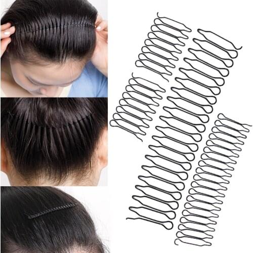Women Girls Invisible Broken Hairpin Hair Styling Adult Hair Clip Invisible Inserting Comb Comb Professional Styling Accessory