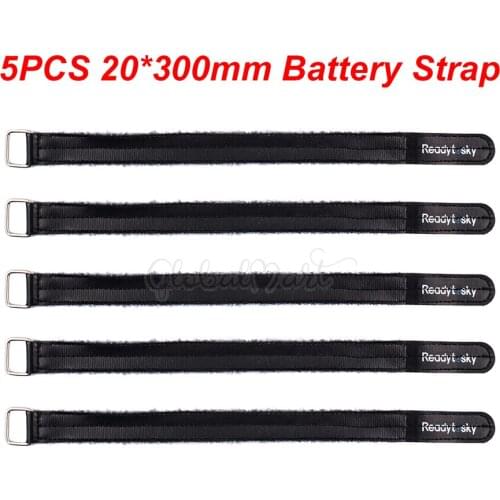 Update 5PCS 20*300mm Black Magic Camera Lipo Battery Strap Buckle For RC Drone FPV Racing Spare Part Accs