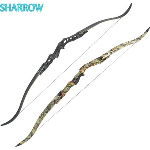 Recurve Bow F166 64" 30-60lbs Archery Aluminum Alloy Right Hand Bow Handle Takedown Outdoor Camping Hunting Shooting Training