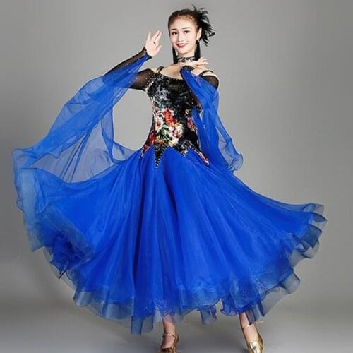 Rumba dress standard ballroom dress waltz dress for ballroom dancing women dance wear ballroom dance competition dresses
