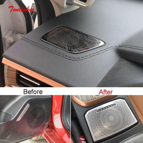 Tonlinker Cover Case Stickers for KIA KX5 2016 Accessories 1 PCS Car stainless steel Chromium Styling Gear position stickers