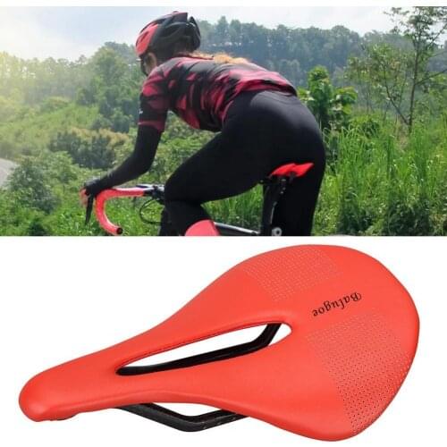 BALUGOE CARBON bicycle seat hollow breathable and comfortable three-color full carbon fiber road bike saddle bicycle accessories