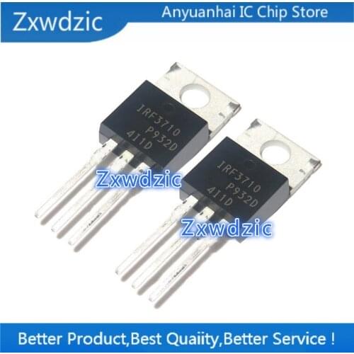 Zxwdzic 10pcs new imported original IRF3710PBF IRF3710 TO-220 FET 100V 57A