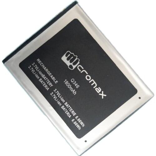 10pcs battery For Micromax Q346 Battery 1800mAh High Quality Accumulator