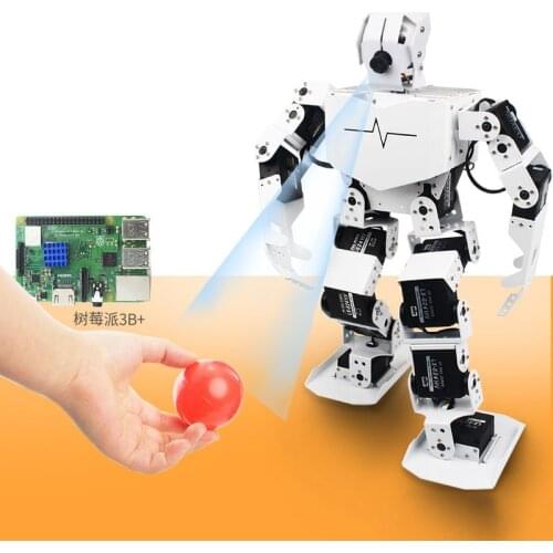 2020 Assembled 18DOF Visual Humanoid Robot Programmable Robot TonyPi Finished with Main Board for Raspberry