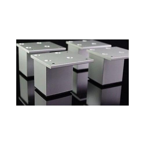 4pcs Set 60mm Metal Furniture Cabinet Legs Bed Tea Table Chair Sofa Leg Feet