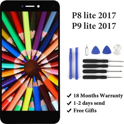 5.2" LCD For HUAWEI P8 lite 2017/P9 lite 2017 lcd touch with frame LCD Touch Screen Display Digitizer For HUAWEI P8 lite 2017