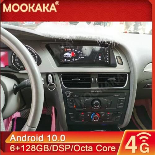 8+128GB Android 9 For Audi A4L 2009-2012 Car GPS Navigation Streaming Media Multimedia Player Head Unit Auto Radio