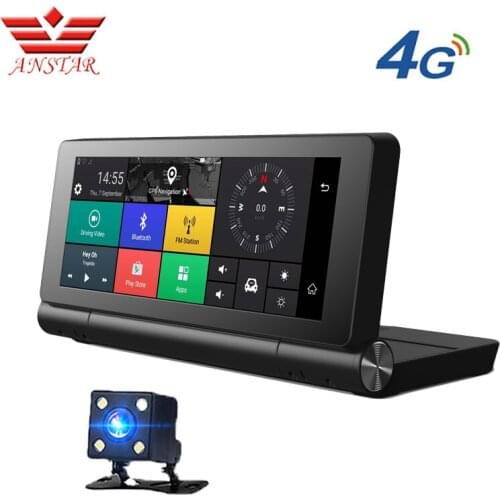 ANSTAR 4G Car DVR GPS Navigator Camera 6.84"Android 5.0 Bluetooth HD1080P ADAS Video Recorder Camera Registrar Dash Cam Russian
